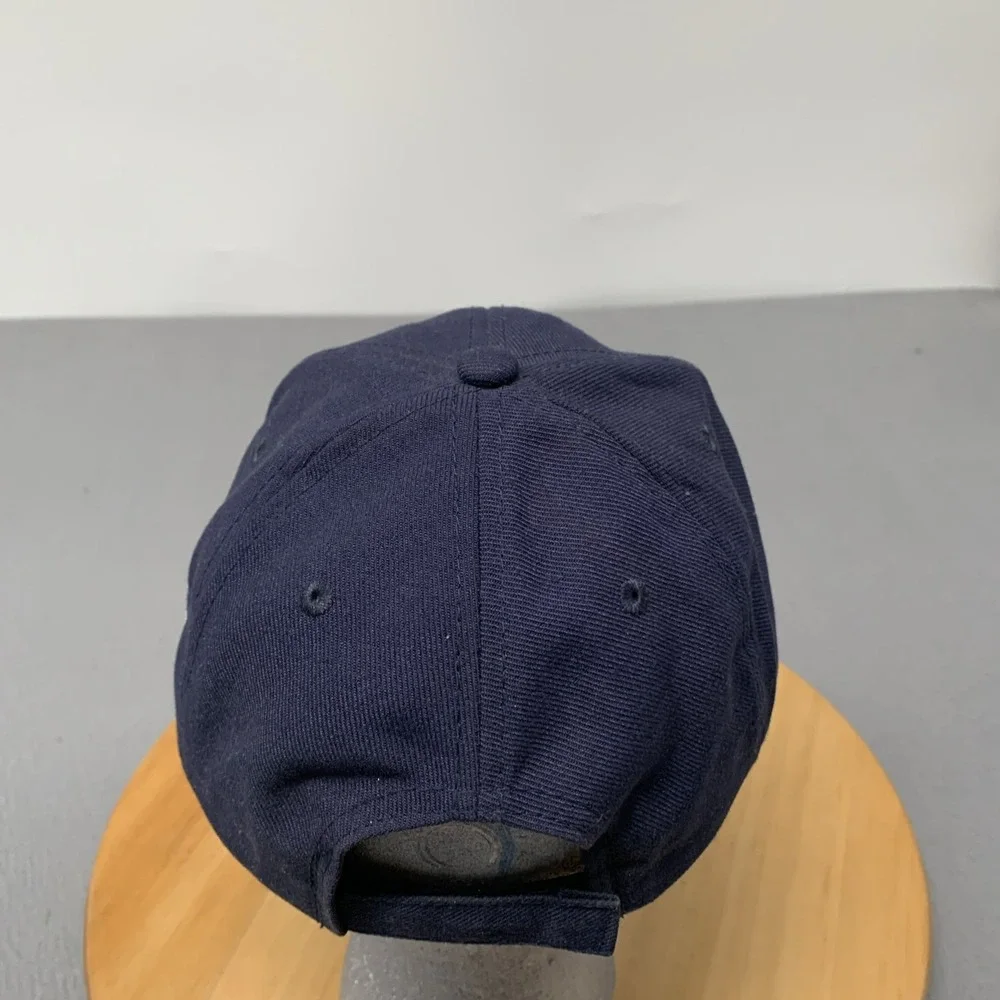 VTG Detroit Tigers Fan Favorite Hat Cap Navy Blue Strapback Embroidered Script D